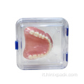 Scatola di membrane in impiallana della corona dentale in plastica